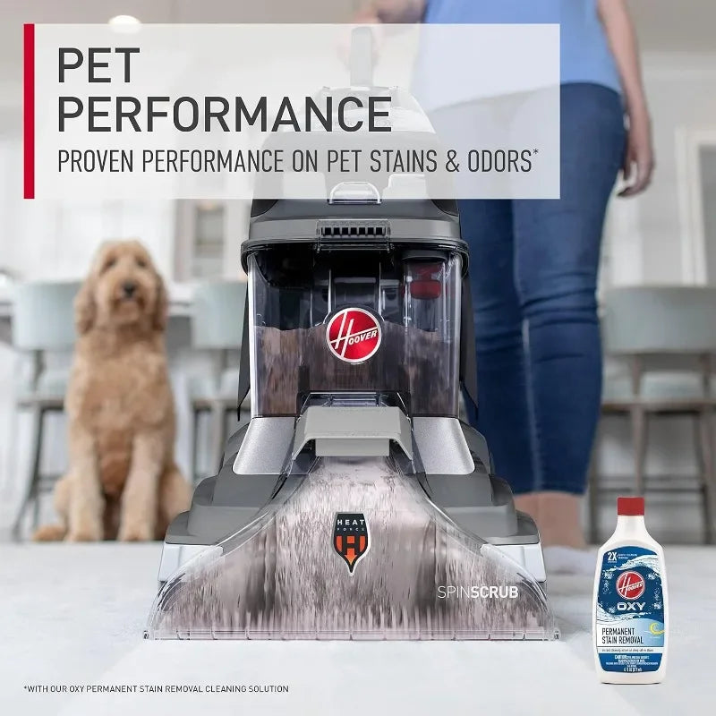 PowerScrub XL Pet Carpet Cleaner Machine Deep Cleaning Carpet Shampooer with Multi-Purpose Tools Powerful Suction for Carpet and Upholstery Black