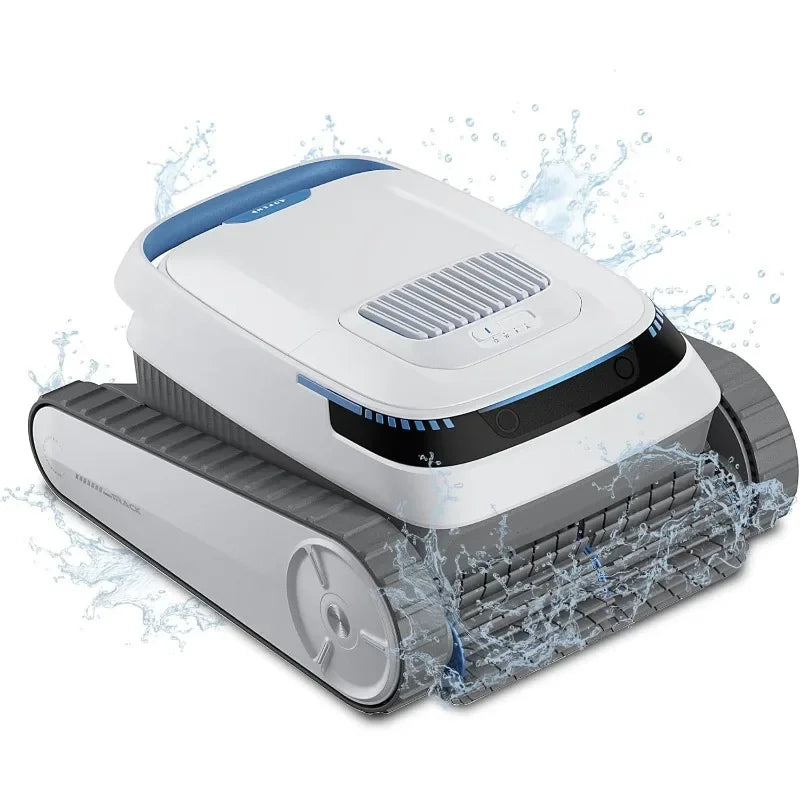Voxiv Cordless Robotic Pool Cleaner With Wall Climbing Over 120 Minutes Runtime Automatic Pool Vacuum