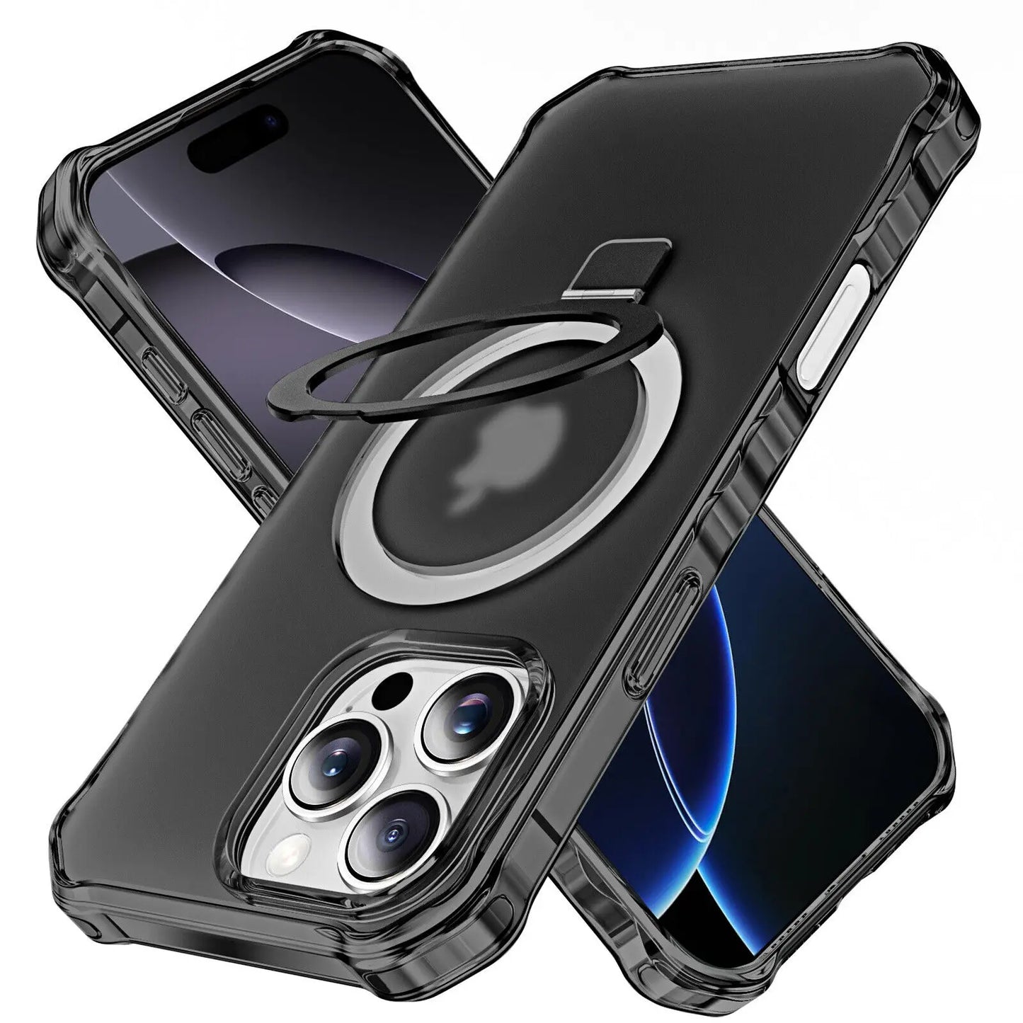 WeFor Magnetic Case For iPhone 16 Pro Max Plus With MagSafe Ring Stand