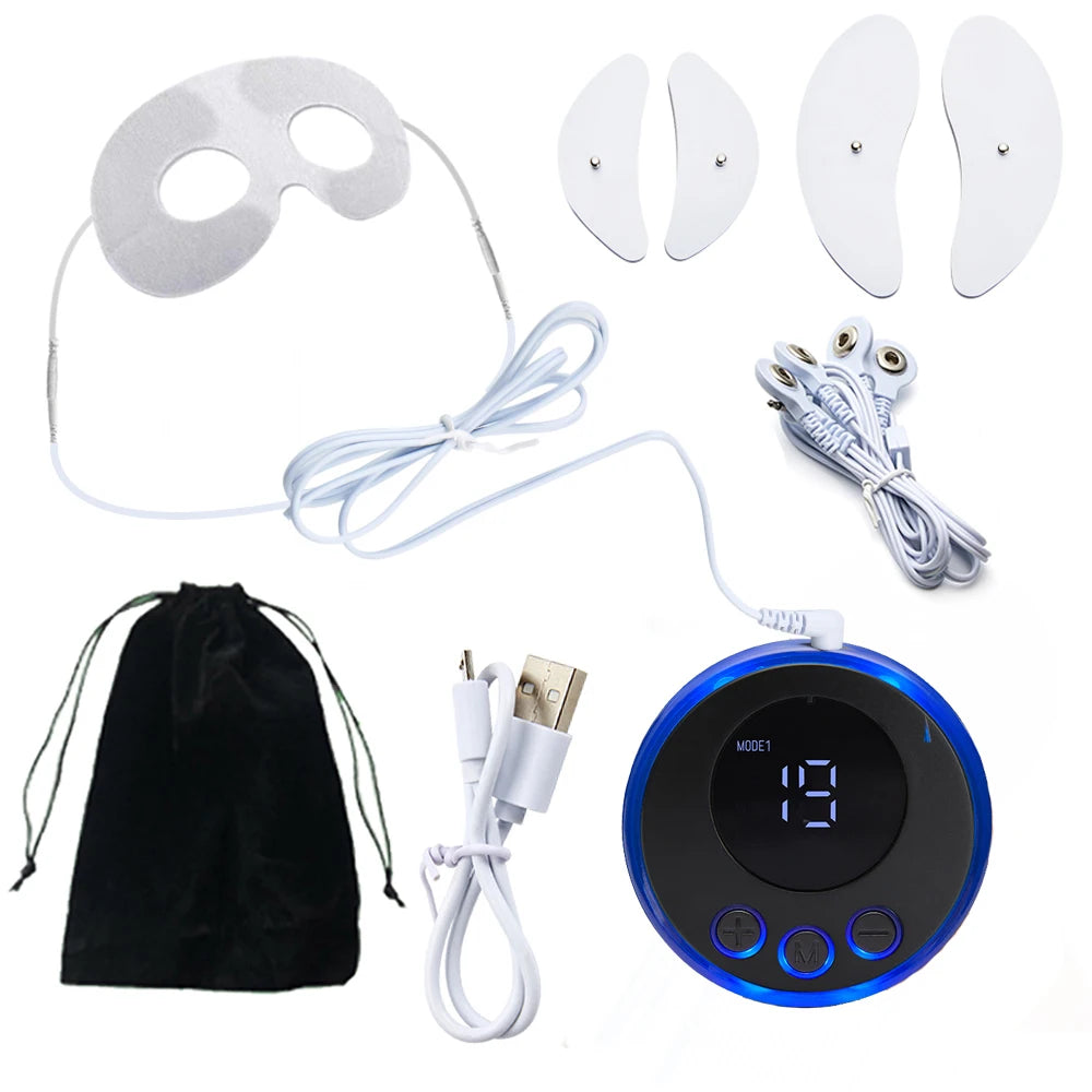 EMS Face Lifting Massage Microcurrent Eye Massager For Skin Tightening