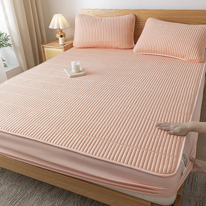 Waterproof Mattress Protector Embroidered Deep Pocket