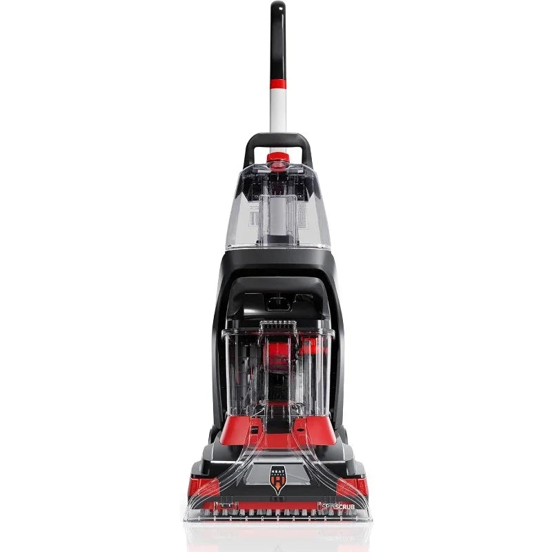 Efficient Carpet Cleaner Machine Upright Shampooer Commercial Grade Stain Remover Deep Cleaner with Heated Drying Black