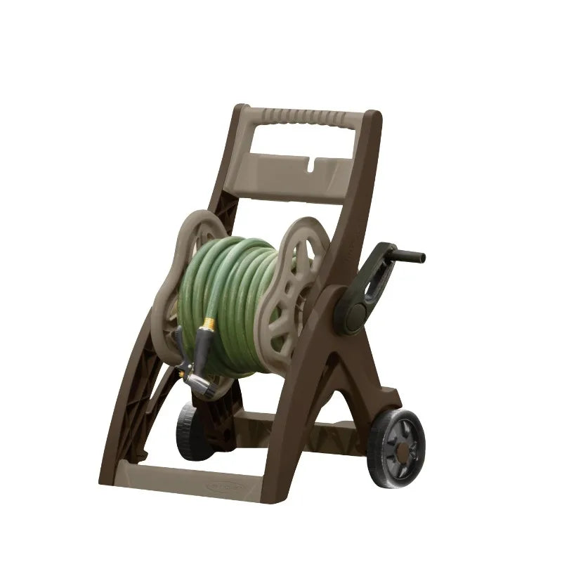 175 Feet Hose Reel Cart Durable and Portable for the Garden