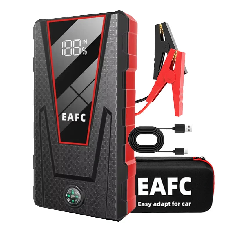 EAFC 1200A Car Jump Starter Wireless Charger Power Bank 12V