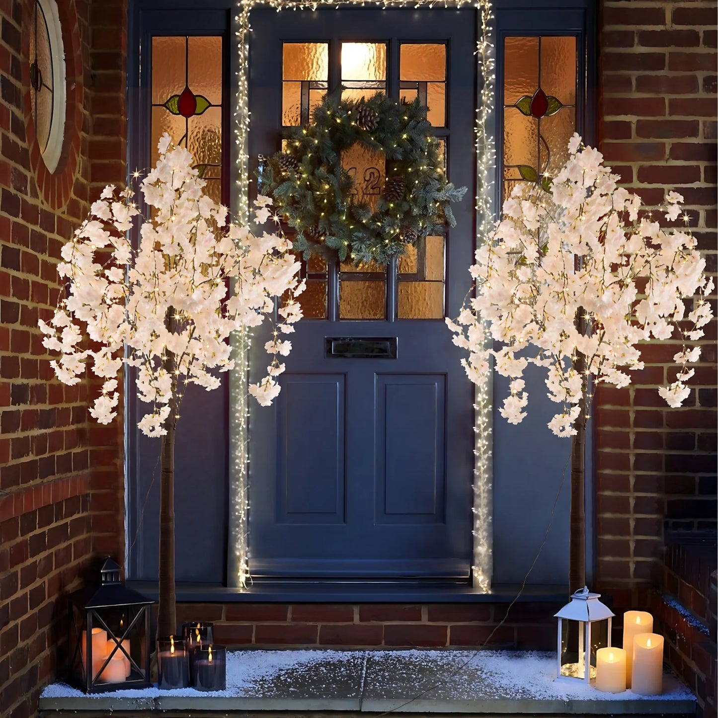 Cherry Blossom Tree Light 6Ft LED Indoor Decor 450 LED
