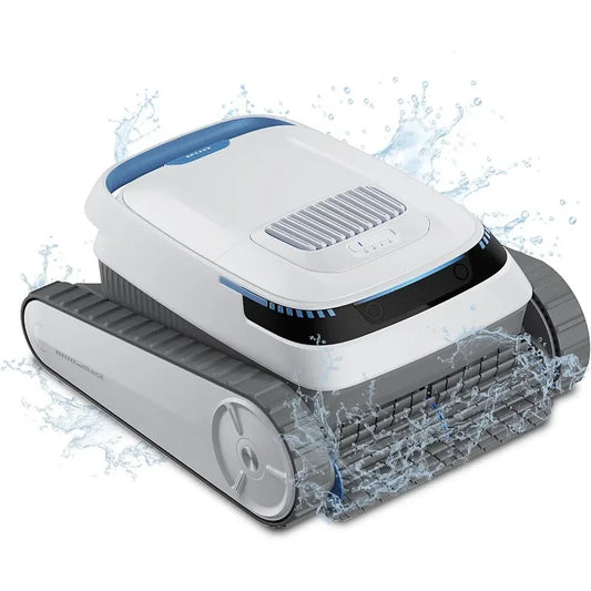 Voxiv Cordless Robotic Pool Cleaner With Wall Climbing Over 120 Minutes Runtime Automatic Pool Vacuum