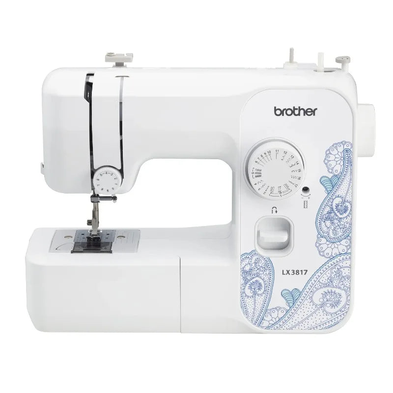 Brother LX3817 17 Stitch Portable Sewing Machine White