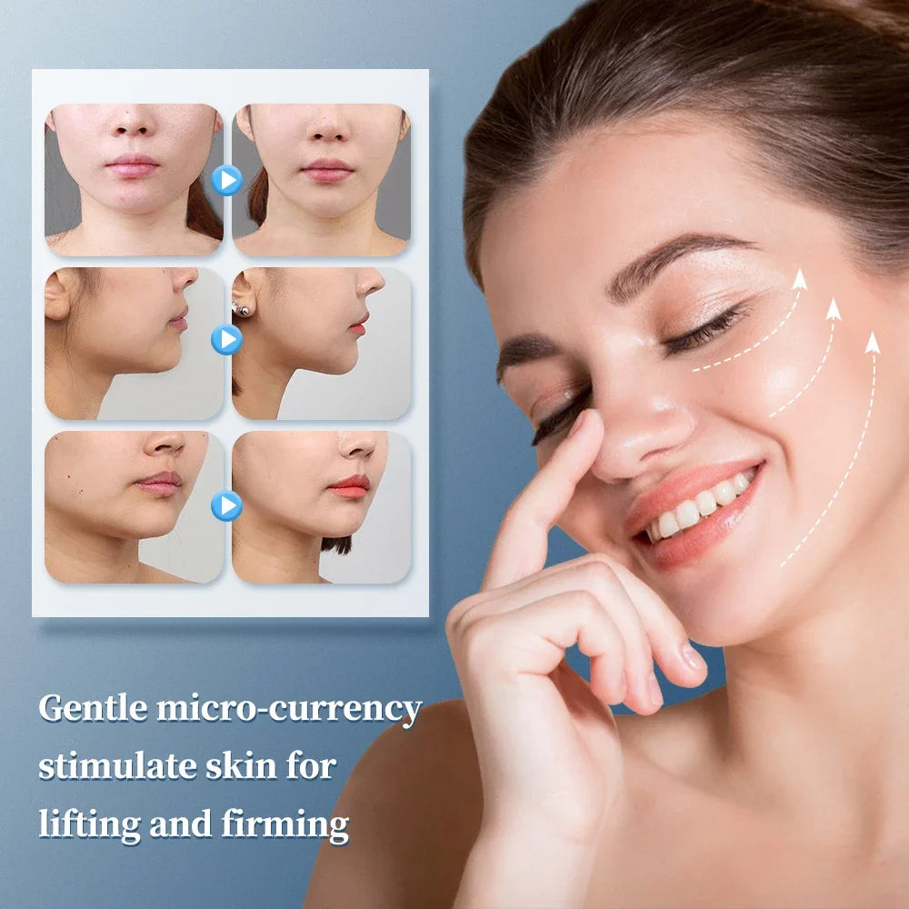 EMS Microcurrent Face Lifting Massager For Wrinkle Reduction Skin Tightening
