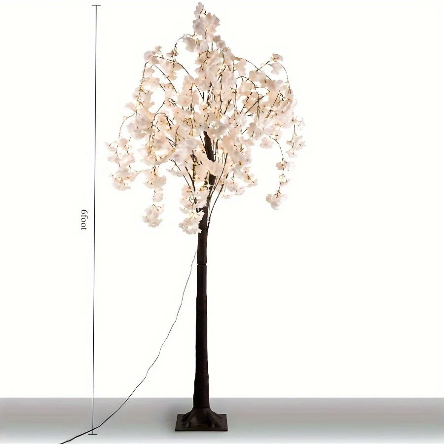 Cherry Blossom Tree Light 6Ft LED Indoor Decor 450 LED