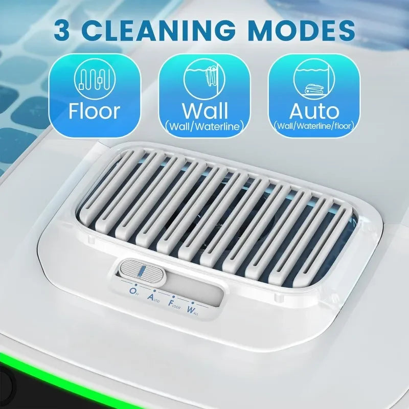Voxiv Cordless Robotic Pool Cleaner With Wall Climbing Over 120 Minutes Runtime Automatic Pool Vacuum