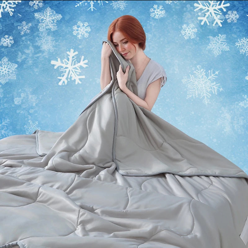 3 In 1 Lightweight Summer Quilt With Wave Quilt Tech