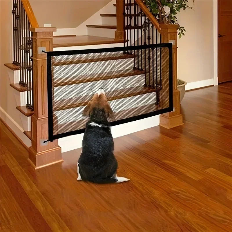 Heavy Duty Dog Barrier Fence With Hooks Insulated Mesh Foldable Breathable