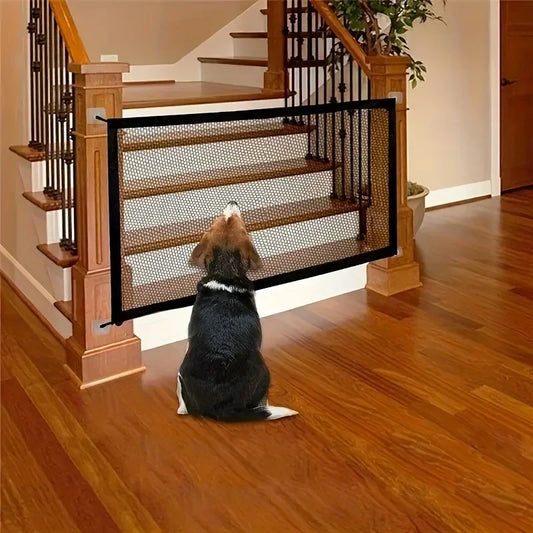 Heavy Duty Dog Barrier Fence With Hooks Insulated Mesh Foldable Breathable