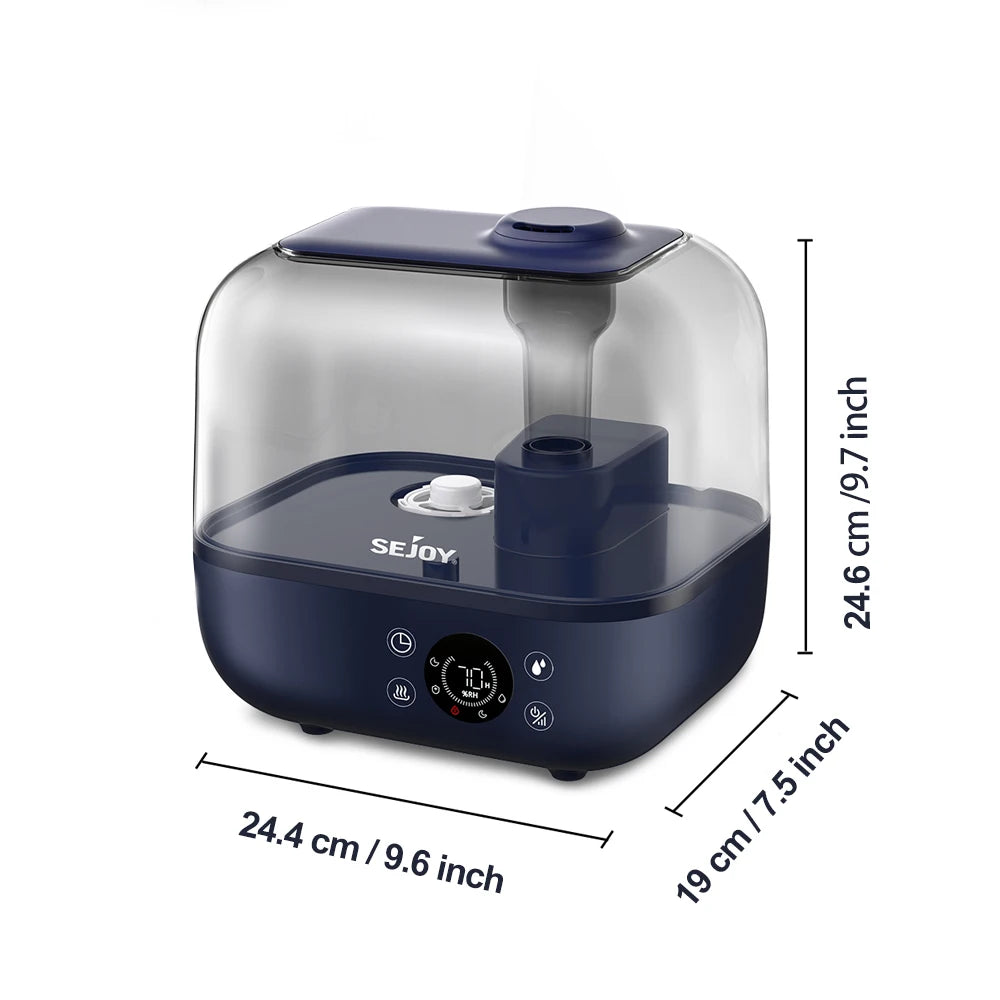 Sejoy 5L Humidifier for Bedroom Large Room Home Diffuser Aromatherapy Upper Water Household Spray Humidification Machine