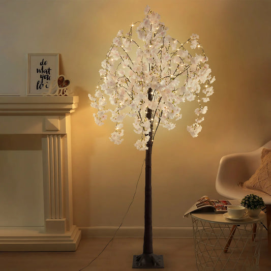 Cherry Blossom Tree Light 6Ft LED Indoor Decor 450 LED
