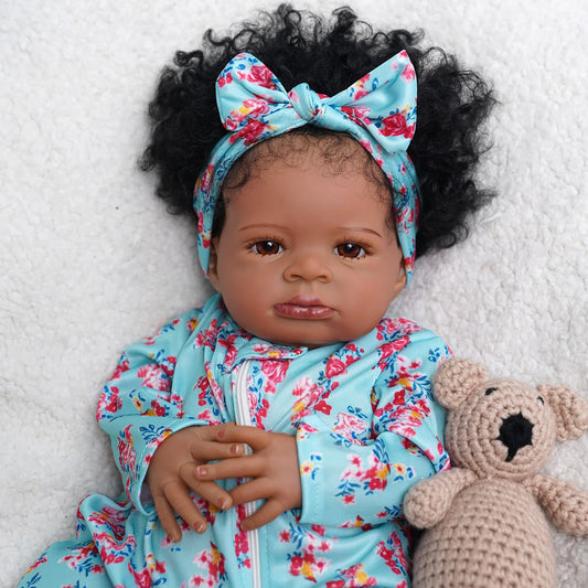 Risbecko 20 Inch Reborn Baby Doll Soft Touch 3D Paint