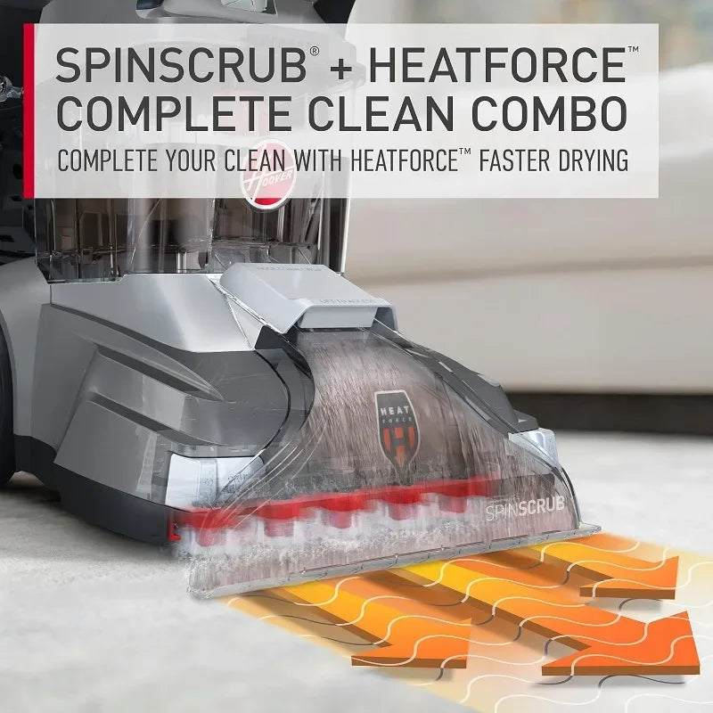 PowerScrub XL Pet Carpet Cleaner Machine Deep Cleaning Carpet Shampooer with Multi-Purpose Tools Powerful Suction for Carpet and Upholstery Black
