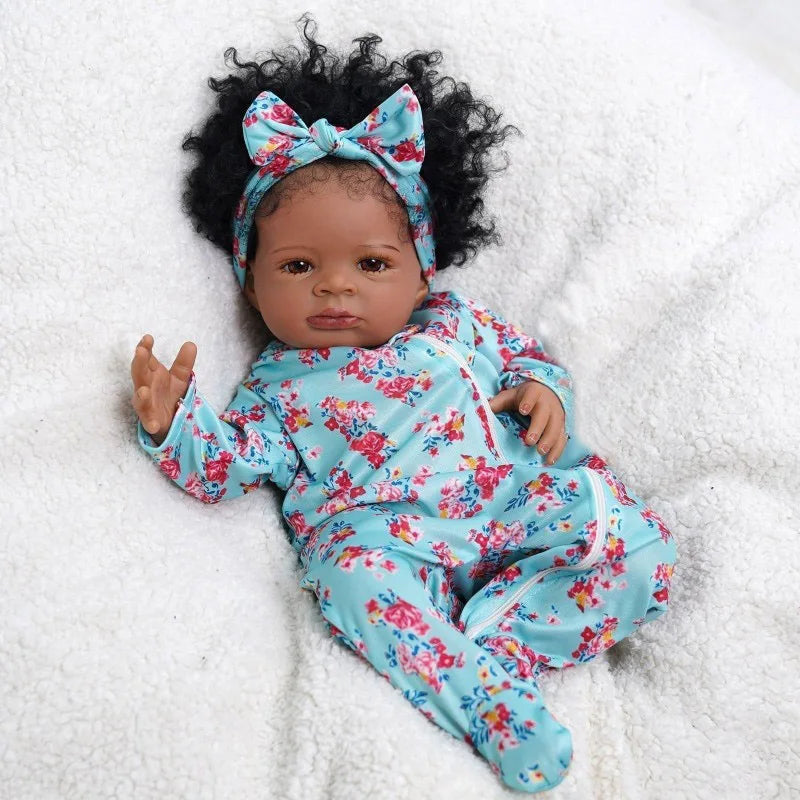 Risbecko 20 Inch Reborn Baby Doll Soft Touch 3D Paint