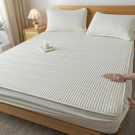 Waterproof Mattress Protector Embroidered Deep Pocket