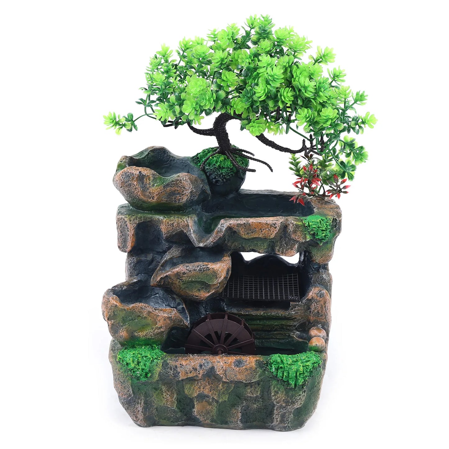 Indoor Room Fountain Waterfall Desk Water Feature Color LED