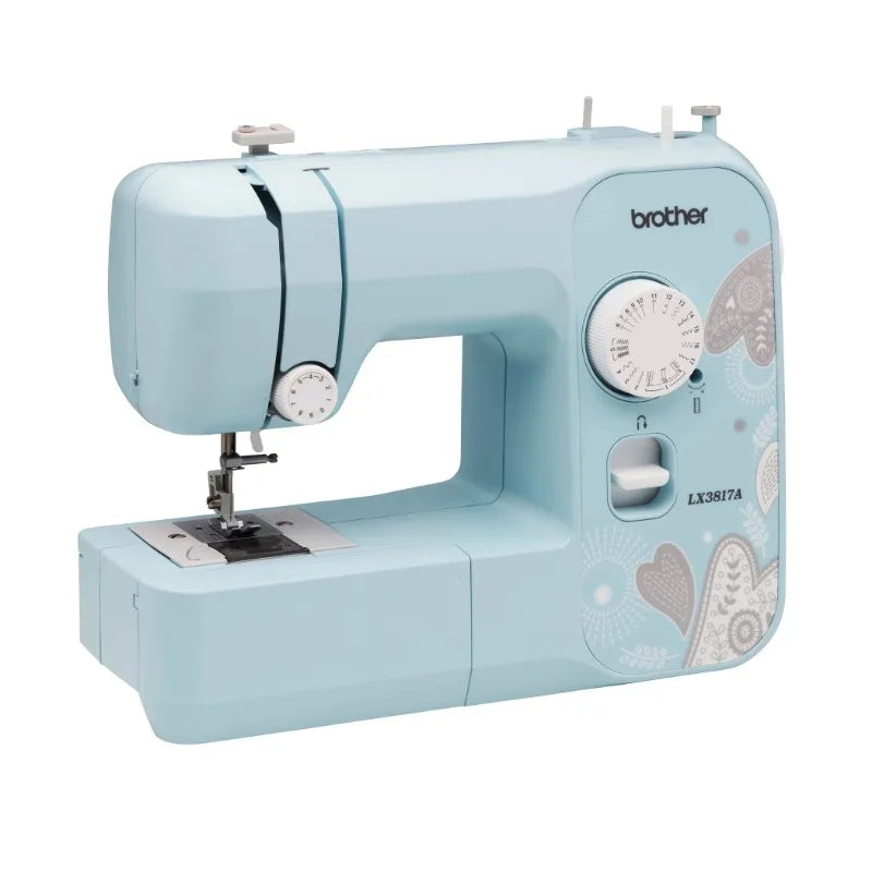 Brother LX3817 17 Stitch Portable Sewing Machine White
