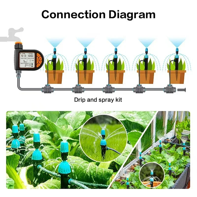 Smart Garden Timer Irrigation IPX5 Waterproof Controller