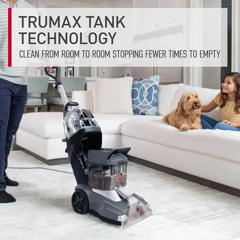 PowerScrub XL Pet Carpet Cleaner Machine Deep Cleaning Carpet Shampooer with Multi-Purpose Tools Powerful Suction for Carpet and Upholstery Black