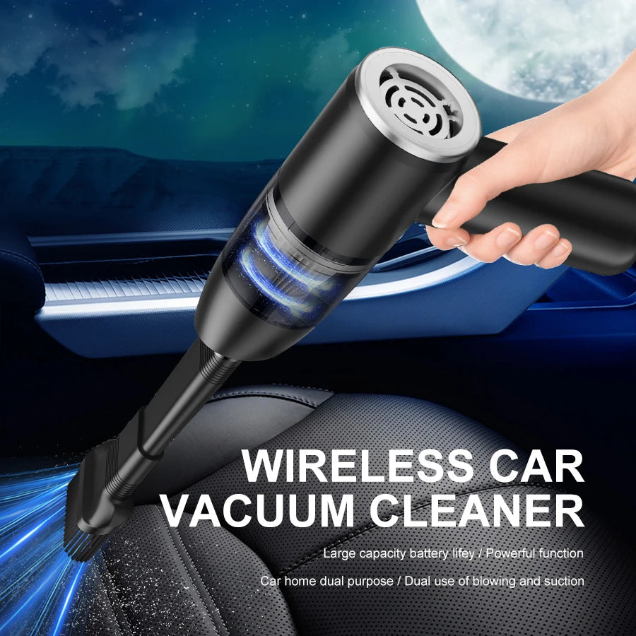 Cordless Car Vacuum Cleaner Air Blower Two In One Wireless