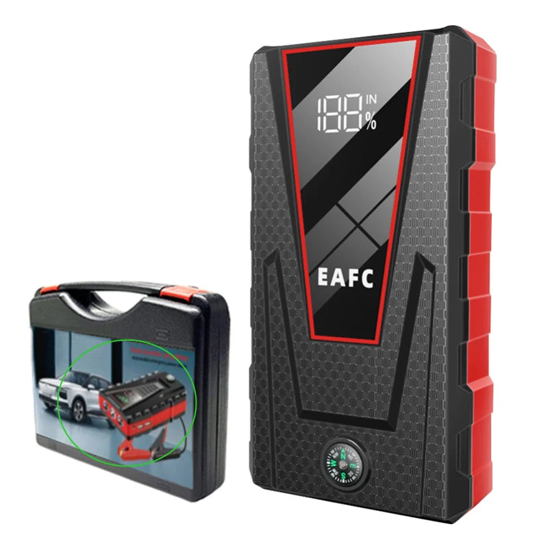 EAFC 1200A Car Jump Starter Wireless Charger Power Bank 12V