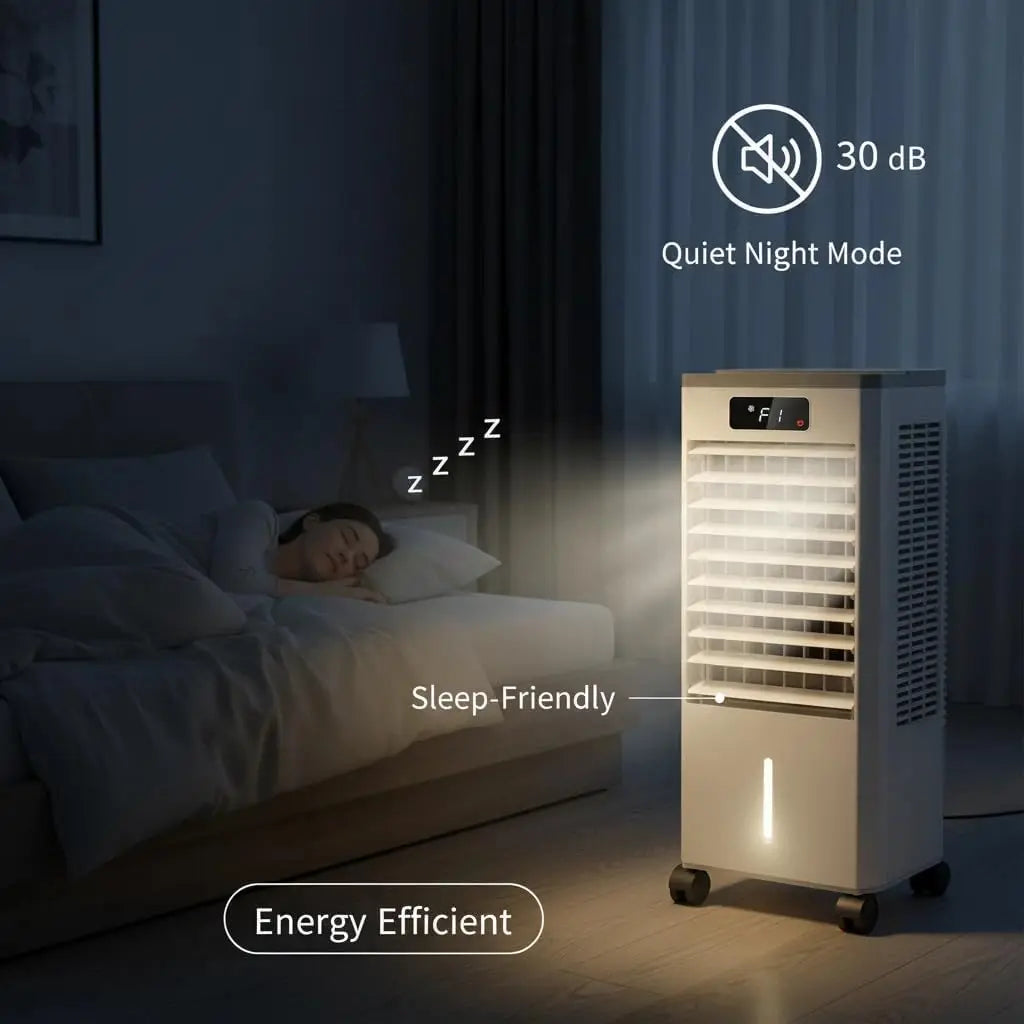 3 In 1 Portable Air Conditioner With Remote Control Evaporative Cooler 3 Speeds
