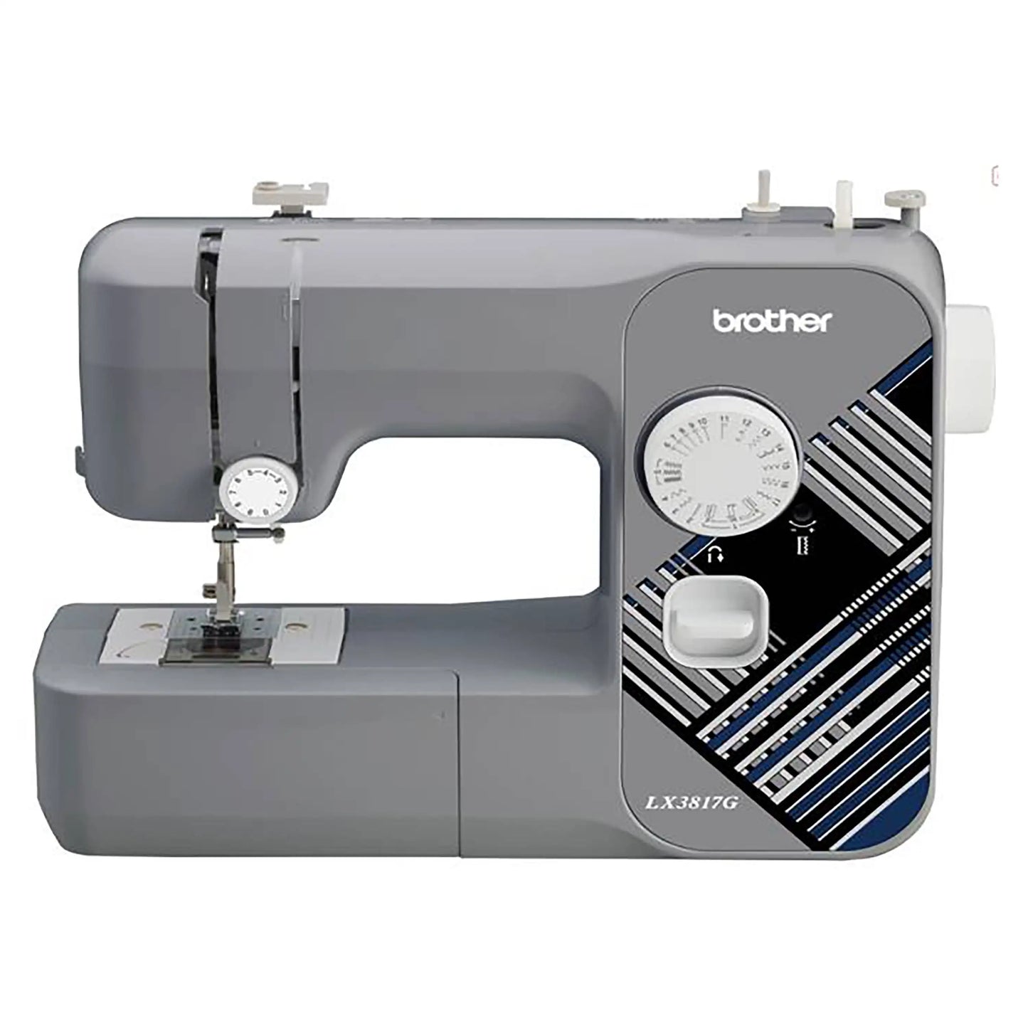Brother LX3817 17 Stitch Portable Sewing Machine White