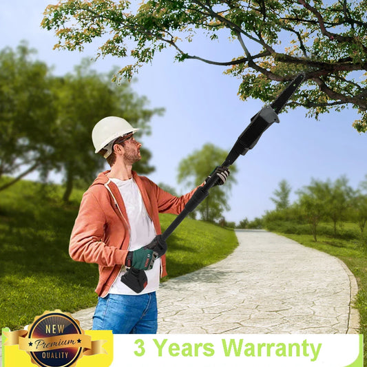 CNCEST High-quality Pole Saw Electric High Branch Saw W/ 1500mah Battery And Standard Charger Low Noise For Gardens,Farms,Parks
