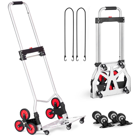 SucceBuy 260lbs Folding Hand Truck For Stair Climbing