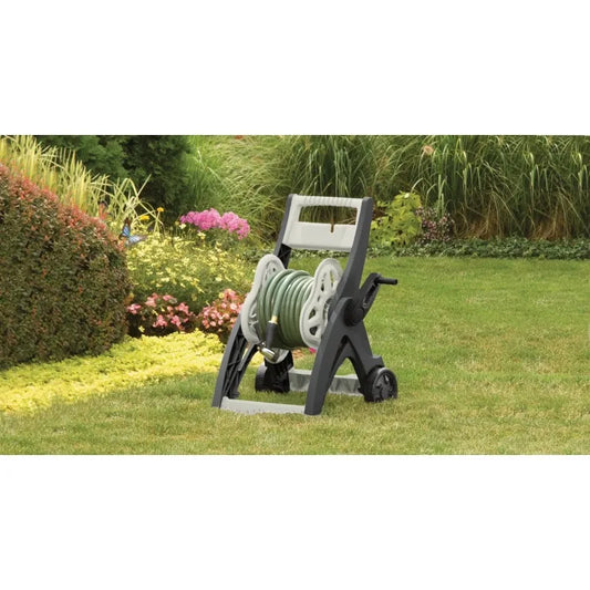 175 Feet Hose Reel Cart Durable and Portable for the Garden